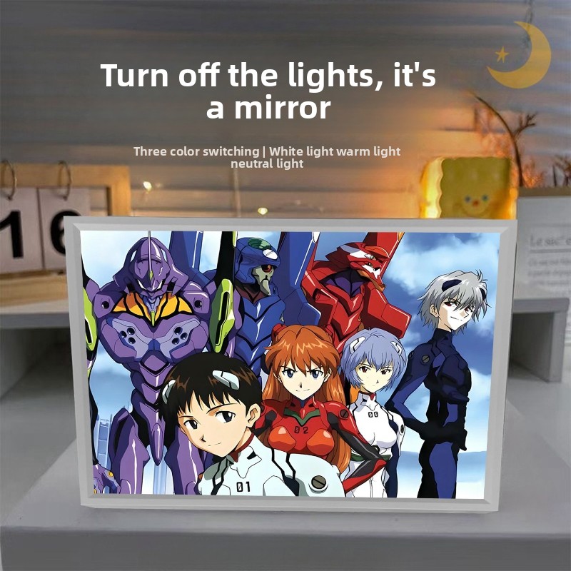 Anime Merchandise Types - Ночник-постер EVA-01 TEST TYPE: Аниме-мерч, световая