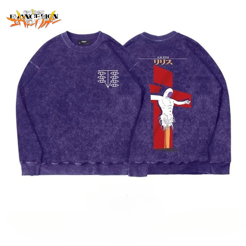 Anime Merchandise Types - Мужская толстовка-куртка EVA-01 в японском стиле,