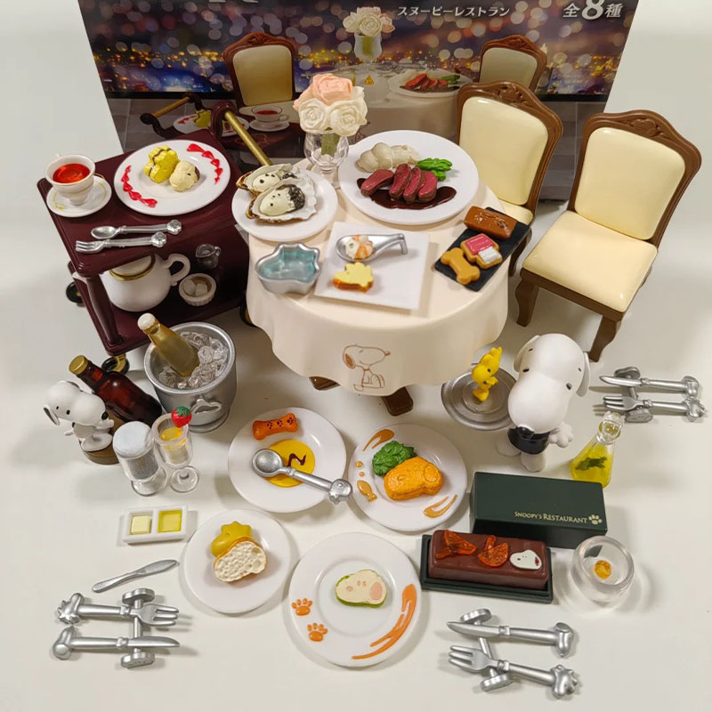 Figure Display Box - Коллекционная мини-фигурка Rement Snoopy Restaurant American