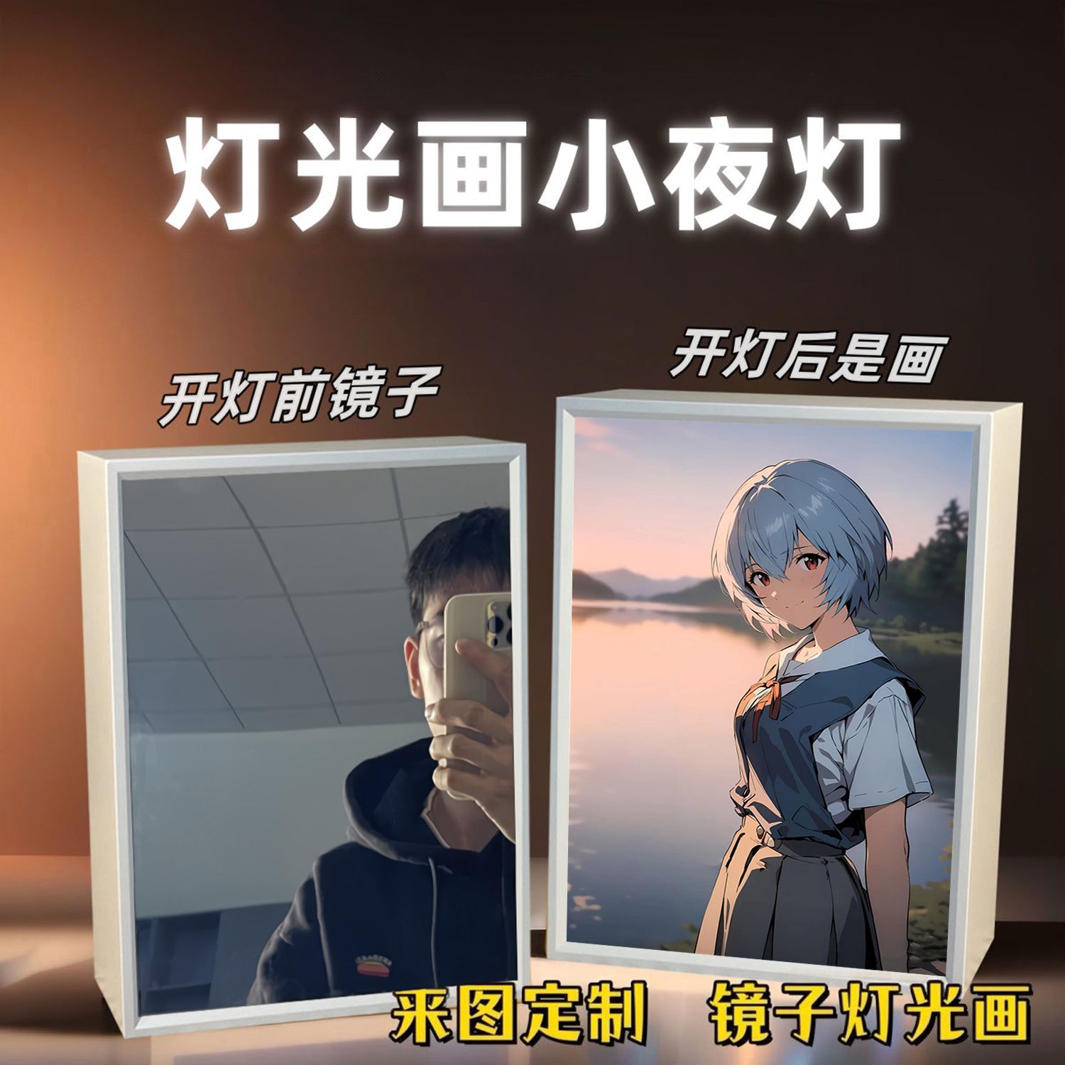 Ночник-постер EVA-01 TEST TYPE – обзор и цена Anime Merchandise Types