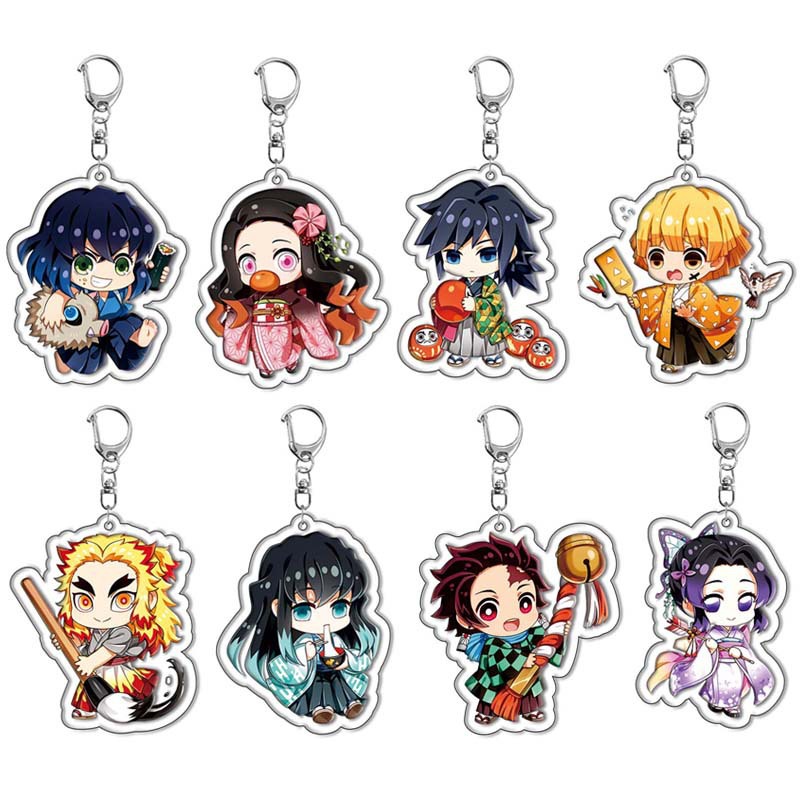 Новый акриловый брелок «Истреб – обзор и цена Anime Merchandise Keychain