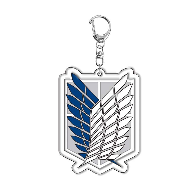 Брелок «Атака Титанов» акрилов – обзор и цена Anime Merchandise Keychain