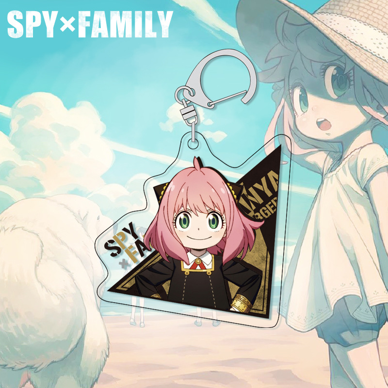Брелок SPY×FAMILY Аня, акрилов – обзор и цена Anime Merchandise Keychain