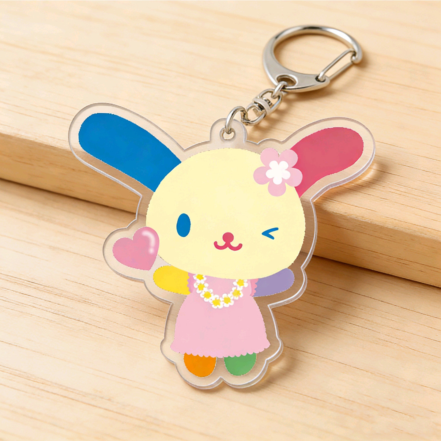 Милый акриловый брелок-цветок  – обзор и цена Anime Merchandise Keychain