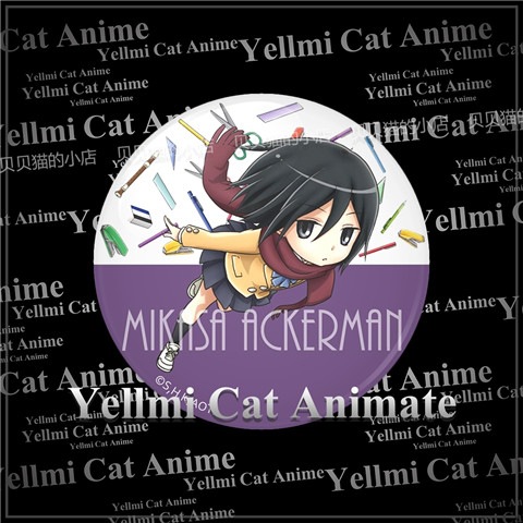 Официальный значок Attack on T – обзор и цена Anime Merchandise Types